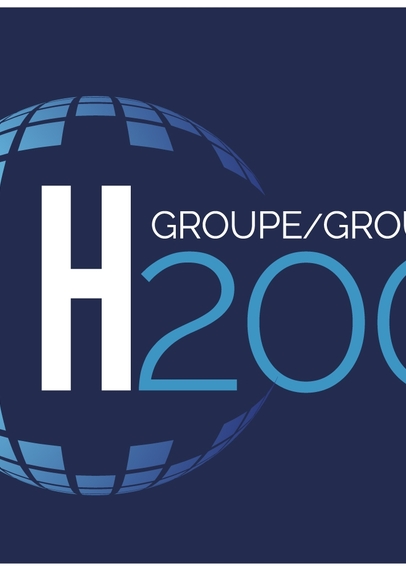 Logo H200 fond bleu